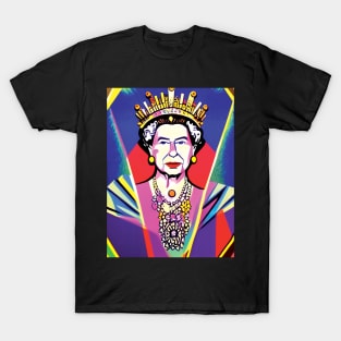 Queen Elizabeth II-Art Deco T-Shirt